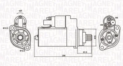 Стартер MAGNETI MARELLI 063721405010