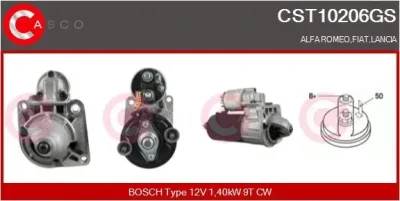 CST10206GS CASCO Стартер