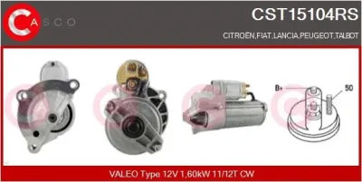 CST15104RS CASCO Стартер