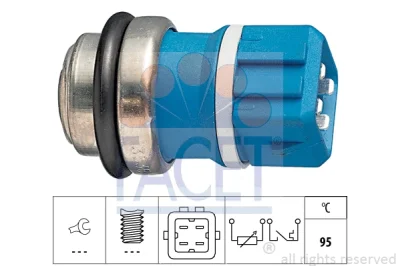 7.3535 FACET Датчик, температура охлаждающей жидкости