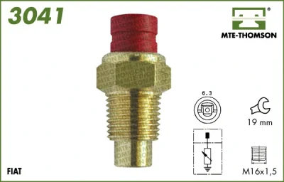 3041 MTE-THOMSON Датчик, температура охлаждающей жидкости