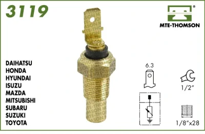 Датчик, температура охлаждающей жидкости MTE-THOMSON 3119