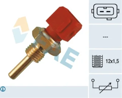 33080 FAE Датчик, температура охлаждающей жидкости