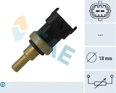 33495 FAE Датчик, температура охлаждающей жидкости