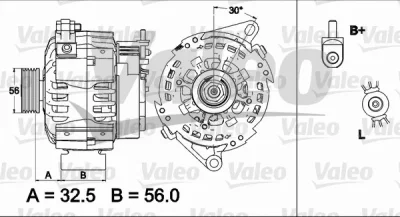 437510 VALEO Генератор