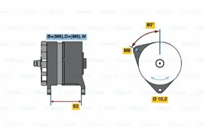 Генератор BOSCH 0 120 468 088