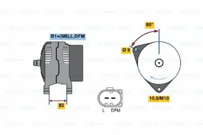 0 124 515 058 BOSCH Генератор