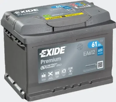 EA612 EXIDE Стартерная аккумуляторная батарея