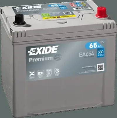 Стартерная аккумуляторная батарея EXIDE EA654