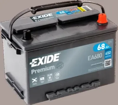 Стартерная аккумуляторная батарея EXIDE EA680