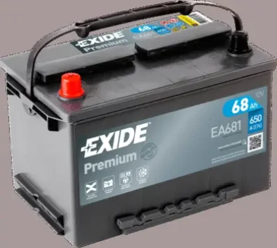 Стартерная аккумуляторная батарея EXIDE EA681