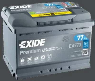 Стартерная аккумуляторная батарея EXIDE EA770