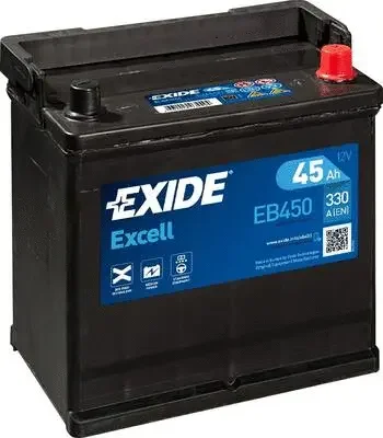 Стартерная аккумуляторная батарея EXIDE EB450