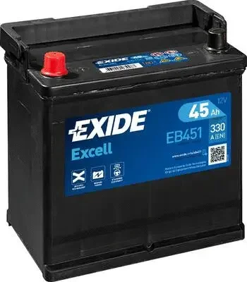 Стартерная аккумуляторная батарея EXIDE EB451