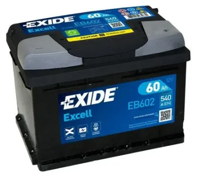 Стартерная аккумуляторная батарея EXIDE EB602