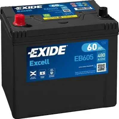 Стартерная аккумуляторная батарея EXIDE EB605