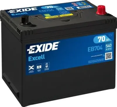 EB704 EXIDE Стартерная аккумуляторная батарея