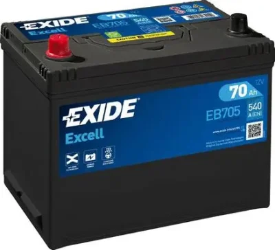 EB705 EXIDE Стартерная аккумуляторная батарея