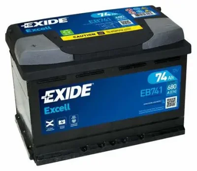 Стартерная аккумуляторная батарея EXIDE EB741