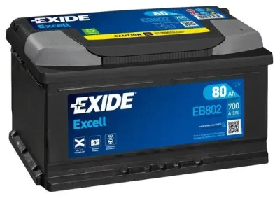 Стартерная аккумуляторная батарея EXIDE EB802