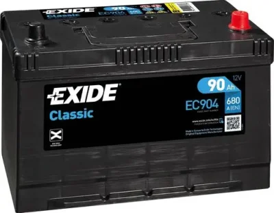 Стартерная аккумуляторная батарея EXIDE EC904