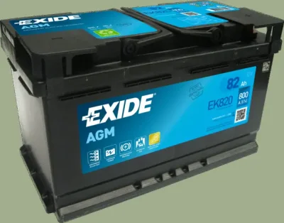 EK820 EXIDE Стартерная аккумуляторная батарея