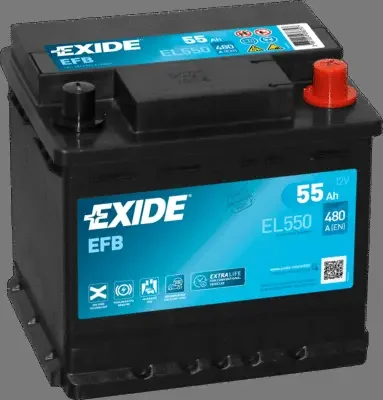 Стартерная аккумуляторная батарея EXIDE EL550
