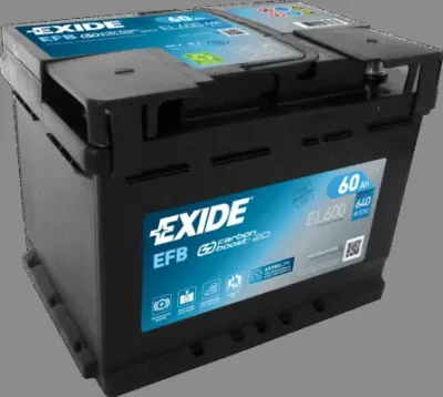 Стартерная аккумуляторная батарея EXIDE EL600
