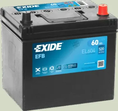 EL604 EXIDE Стартерная аккумуляторная батарея