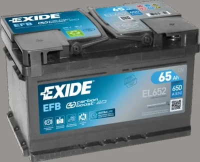 Стартерная аккумуляторная батарея EXIDE EL652