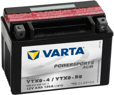 Стартерная аккумуляторная батарея VARTA 508012008A514