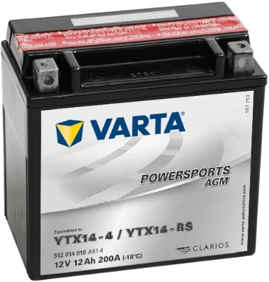 Стартерная аккумуляторная батарея VARTA 512014010A514