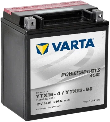 Стартерная аккумуляторная батарея VARTA 514902022A514