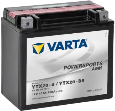 Стартерная аккумуляторная батарея VARTA 518902026A514