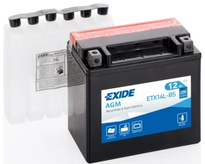 ETX14L-BS TUDOR Стартерная аккумуляторная батарея