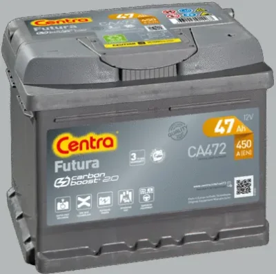 Стартерная аккумуляторная батарея CENTRA CA472