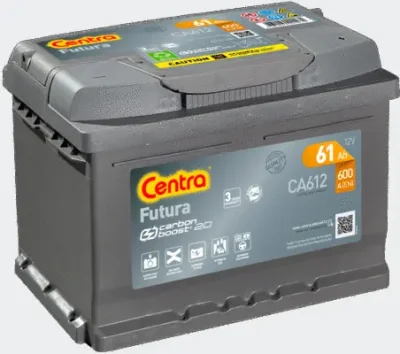 Стартерная аккумуляторная батарея CENTRA CA612