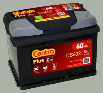 Стартерная аккумуляторная батарея CENTRA CB602