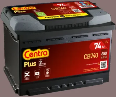 Стартерная аккумуляторная батарея CENTRA CB740