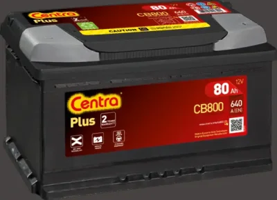 Стартерная аккумуляторная батарея CENTRA CB800