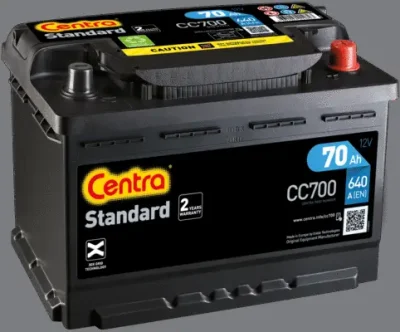 Стартерная аккумуляторная батарея CENTRA CC700