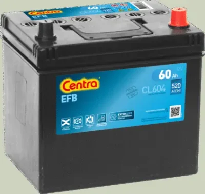 Стартерная аккумуляторная батарея CENTRA CL604