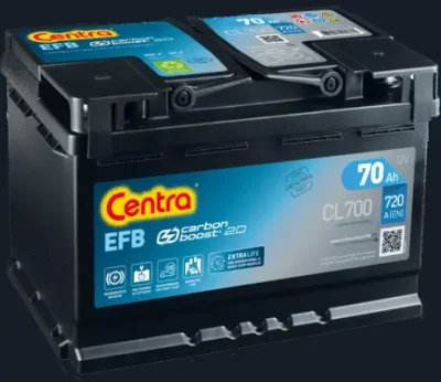 Стартерная аккумуляторная батарея CENTRA CL700