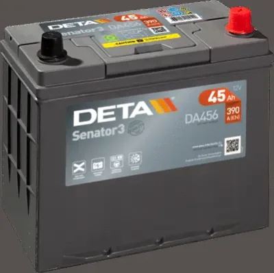 Стартерная аккумуляторная батарея DETA DA456