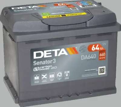 Стартерная аккумуляторная батарея DETA DA640