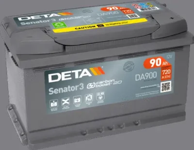 Стартерная аккумуляторная батарея DETA DA900