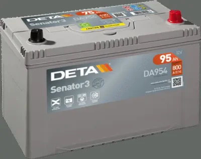 Стартерная аккумуляторная батарея DETA DA954