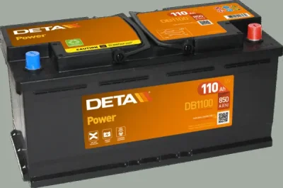 Стартерная аккумуляторная батарея DETA DB1100