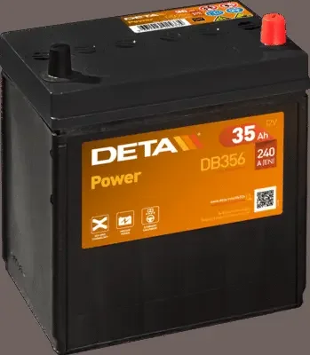 Стартерная аккумуляторная батарея DETA DB356