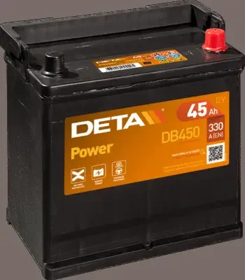 Стартерная аккумуляторная батарея DETA DB450